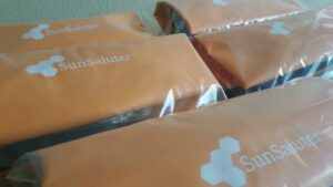 SunSaluters ready for shipping. Source: The SunSaluter
